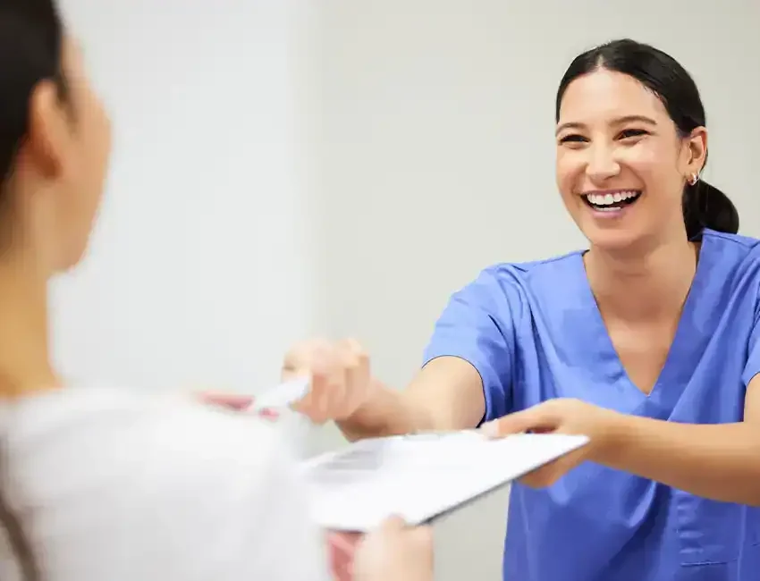 Happy patient at Foothill Ranch Dentistry